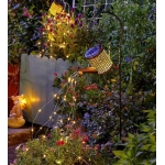 Solar Watering Can Light Hanging Waterfall Lamp Waterproof Outdoor Garden Decor Yard Porch Lawn 